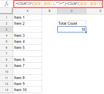 Count-Cells-If-Not-Blank-in-Google-Sheets-Countif