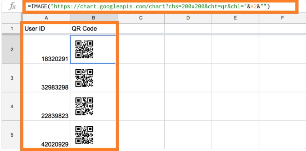  Create QR codes using google sheet