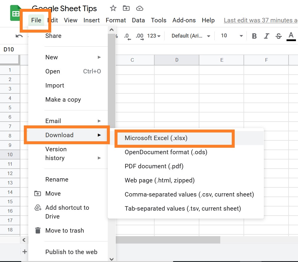 excel sheets to google sheets
