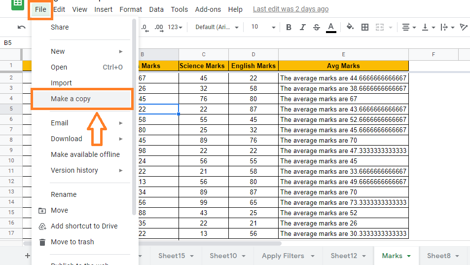 how to copy and paste from one google sheet to another