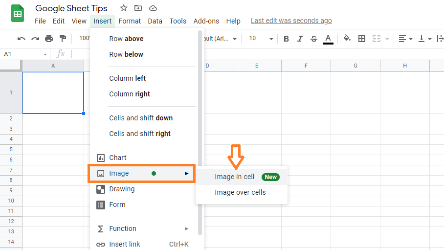 How To Insert An Image In A Cell In Google Sheets Add Customize Delete 