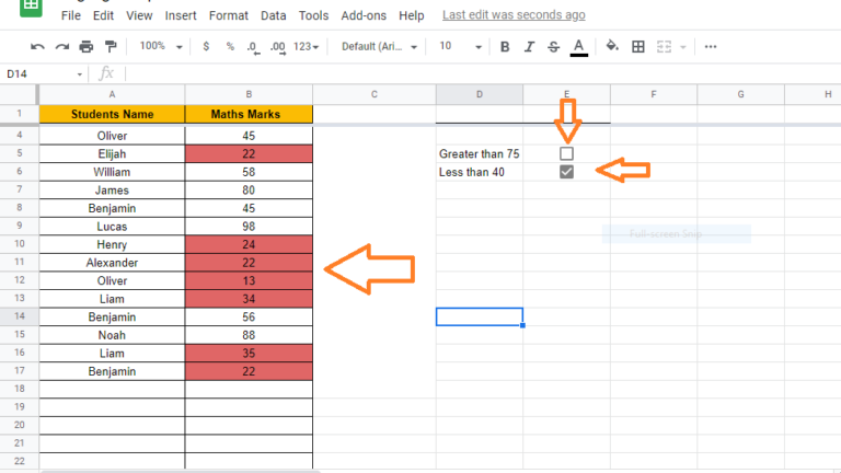 how to add a check box in google sheets