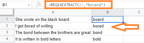 regexextract google sheets
