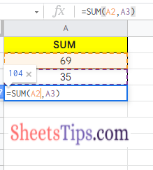 sum-column-google-sheets
