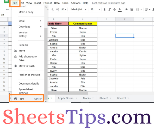 how-to-add-headers-or-footers-in-google-sheets