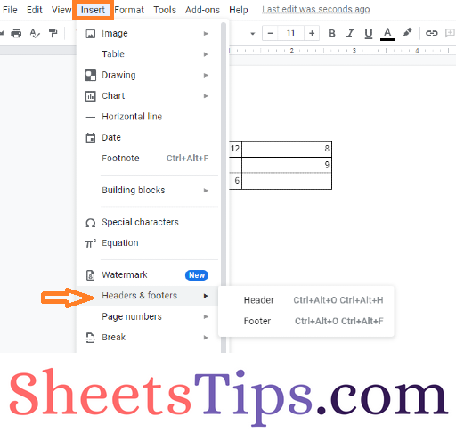 how-to-add-headers-or-footers-in-google-sheets