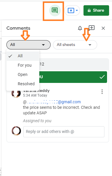 how to assign tasks in google sheets2