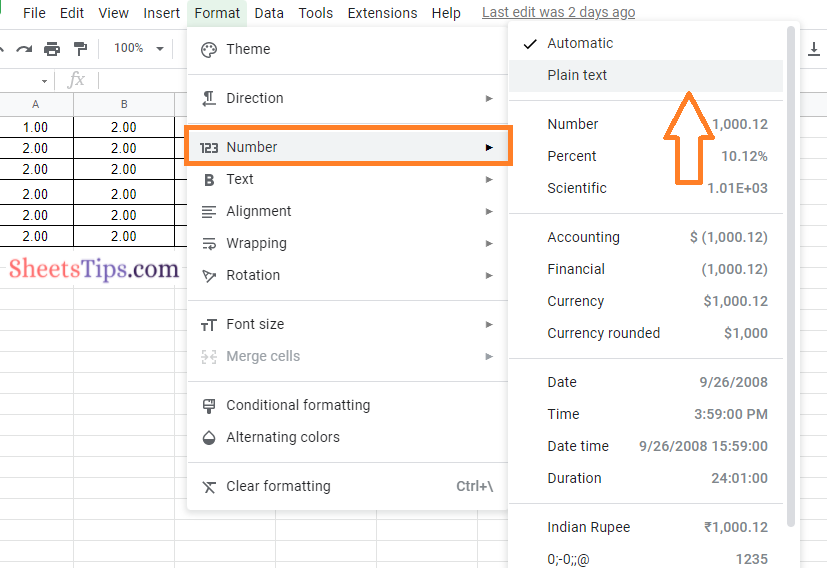 how-to-change-and-create-custom-number-format-in-google-sheets
