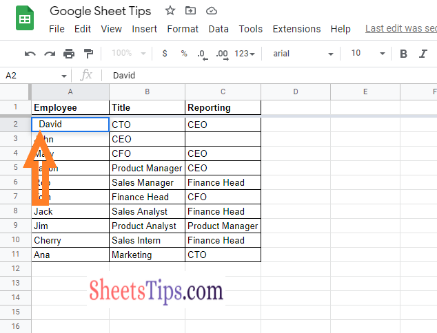 How To Insert Indents in Google Sheets