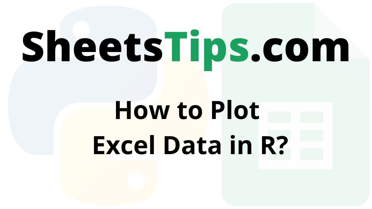 How to Plot Excel Data in R