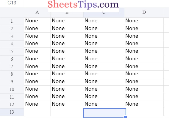 replaced word with None excel file