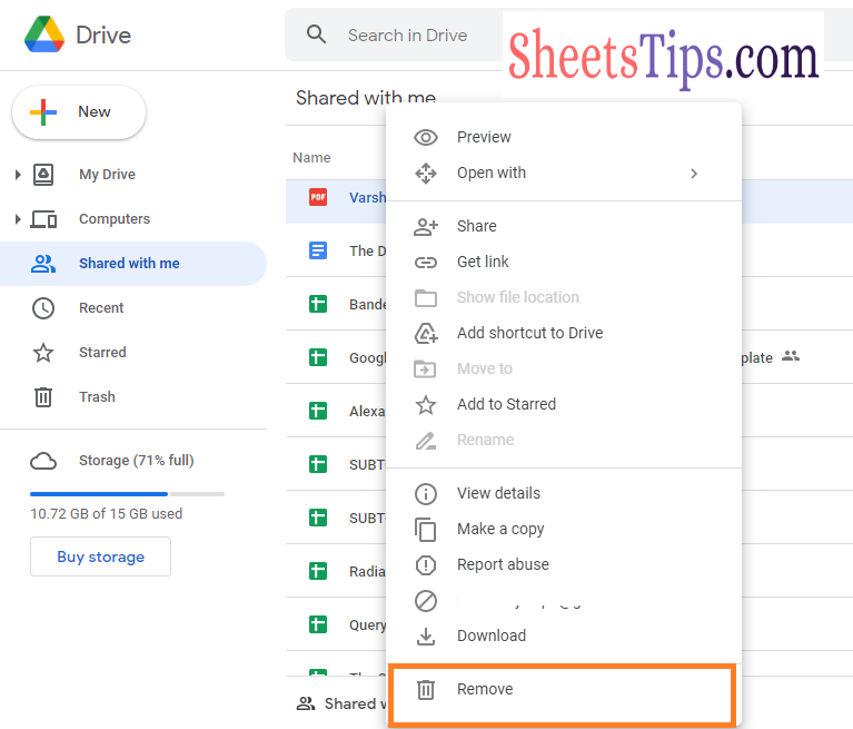 How To Delete Shared Files From Google Drive2